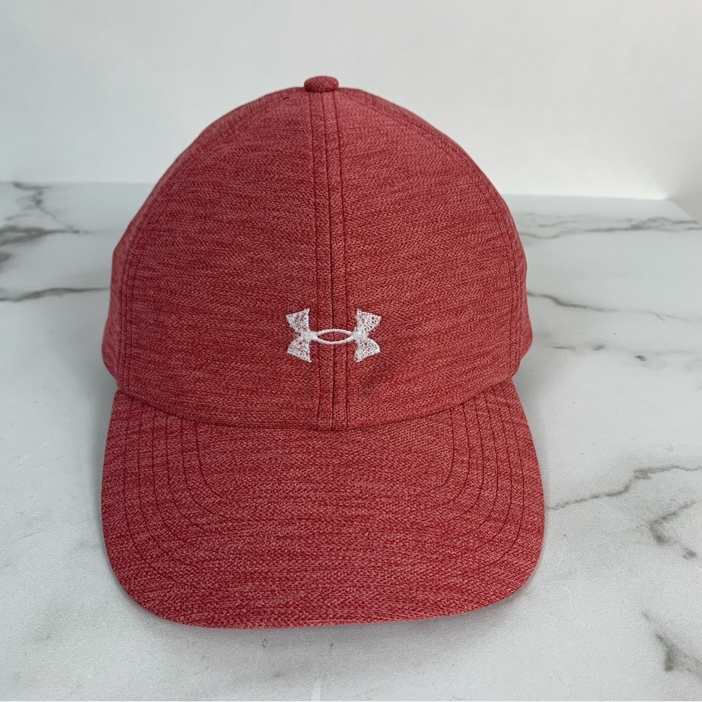 Under Armour Play Up Heathered Red Women's Adjustable Hat OS